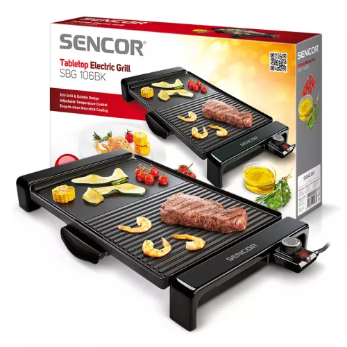 BARBECUE ELECTRIQUE 2300W NOIR SENCOR