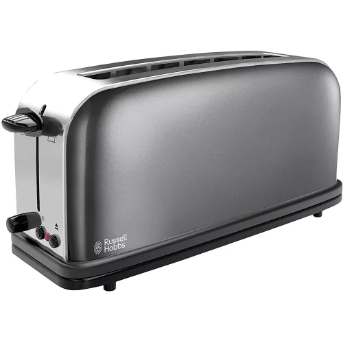 GRILLE PAIN LONGUE FENTE GRIS 1000W RUSSELL HOBBS