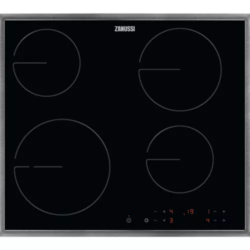 TABLE DE CUISSON VITROCERAMIQUE 4 FEUX 60 CM  (ZHRN642K) ZANUSSI