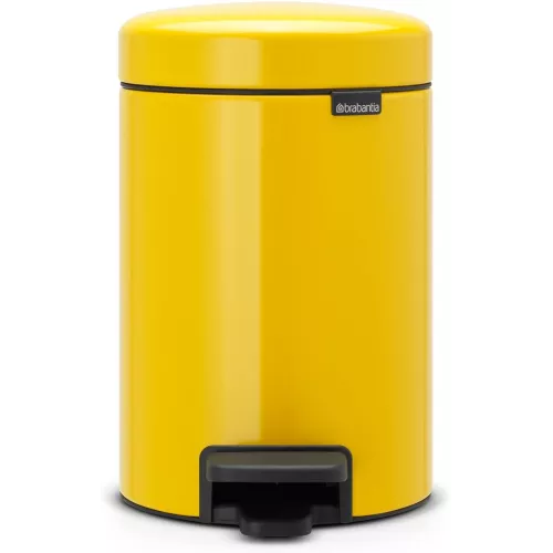 Poubelle à Pedale NewIcon 3L DAISY YELLOW BRABANTIA