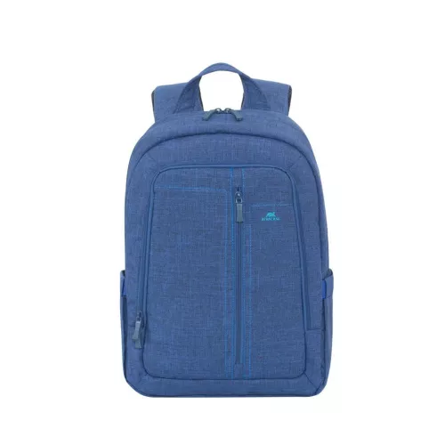 SAC A DOS BLEU EN TOILE POUR PC PORTABLE 15.6" RIVACASE
