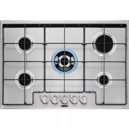 TABLE DE CUISSON 5F A GAZ  INOX 75 CM ZANUSSI