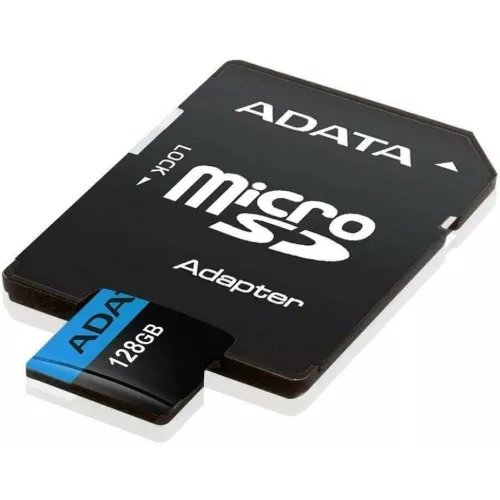 CARTE MEMOIRE MICROSDHC UHS-I 128GB AVEC ADAPTATEUR CLASS 10 ADATA