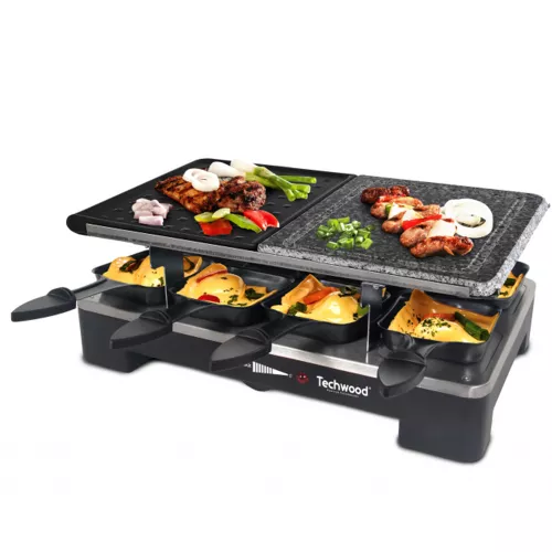 RACLETTE 8 POELONS 1200 W TECHWOOD