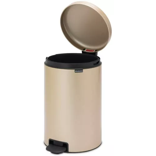 Poubelle a Pedale Newlcon, 20L - Champagne BRABANTIA