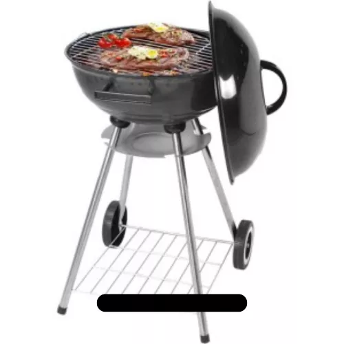 BARBECUE A CHARBON AVEC COUVERCLE ET ROUE BBQ