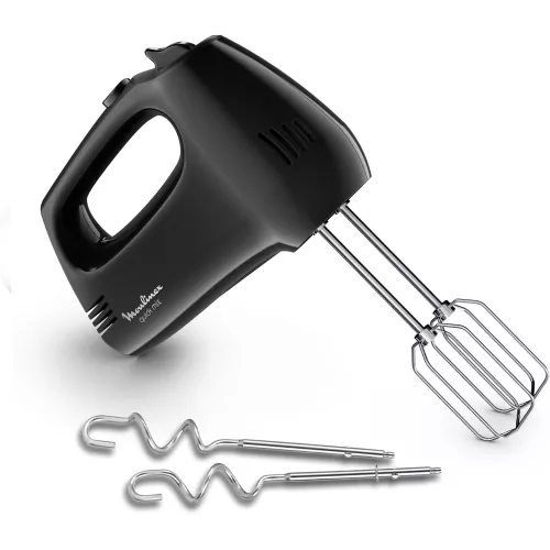 BATTEUR QUICKMIX 300W 5V+TURBO NOIR MOULINEX