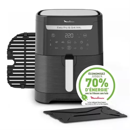 FRITEUSE EASY FRY & GRILL XXL NOIRE 6.5L MOULINEX