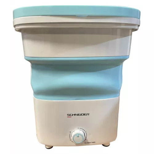 LAVE LINGE SEMI AUTO BLEU SCHNEIDER