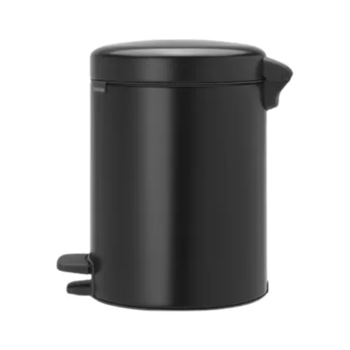 Poubelle à Pedale NewIcon MATT BLACK 5L BRABANTIA