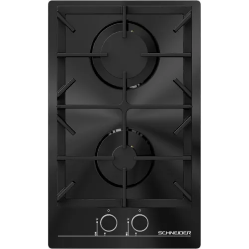 TABLE DE CUISSON 30CM EN VERRE NOIR SCHNEIDER