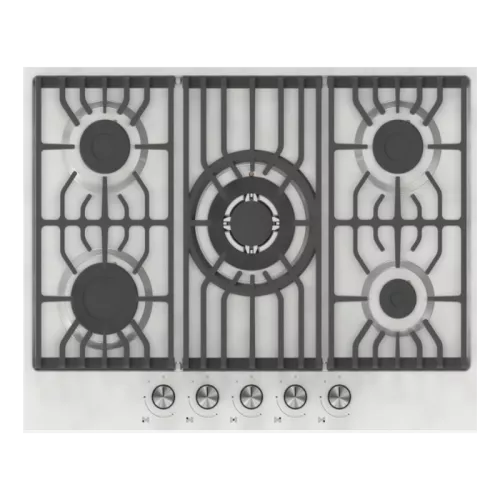 TABLE DE CUISSON 5F 70CM INOX EN FONTE SCHNEIDER