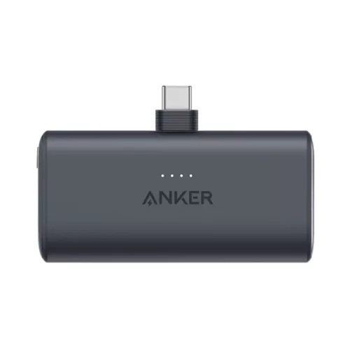 Anker Nano Power Bank (22.5W, Built-In USB-C Connector) Black