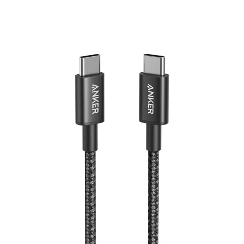 Anker New Nylon USB-C to USB-C 2.0 Cable 3.3ft Black 194644187255