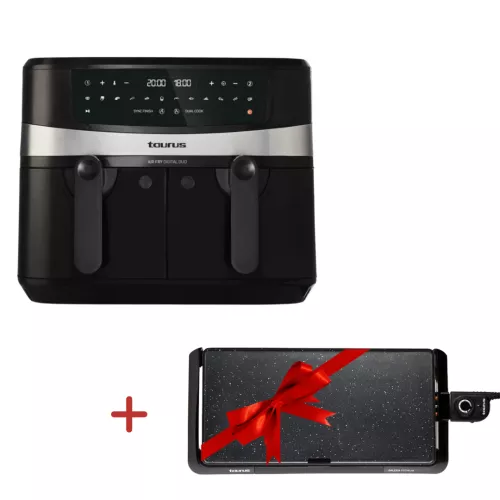 FRITEUSE AIR FRY DIGITAL DUO 9L+PLANCHA GALEXIA MA9968447000 TAURUS