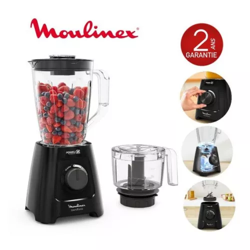 BLENDER XL 600W NOIR MOULINEX