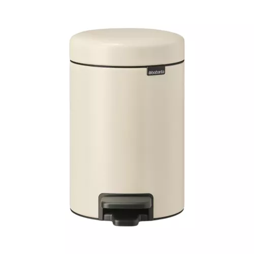 Poubelle à Pedale NewIcon 3L Bin soft beige BRABANTIA