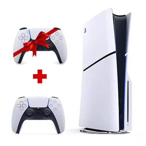 PACK CONSOLE PLAYSTATION PS5 VERSION SLIM+MANETTE ADDITIONELLE SONY