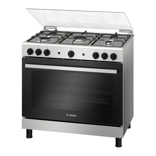 CUISINIERE AU GAZ 5F INOX BOSCH