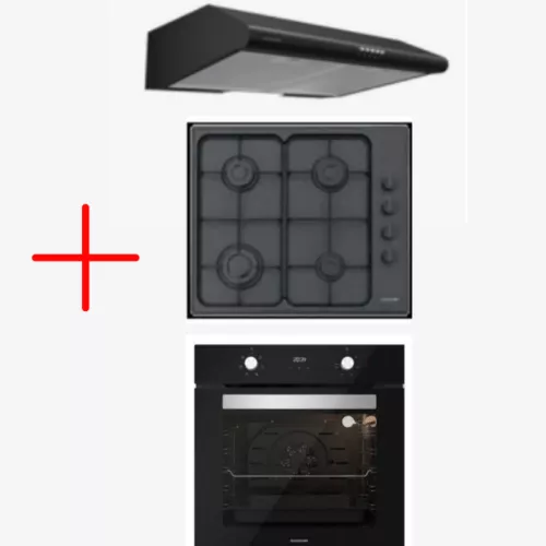 TRIO NOIR FOUR BO6501B02+HOTTE 1200-60 NOIR+T.C AS5051B01 SILVERLINE