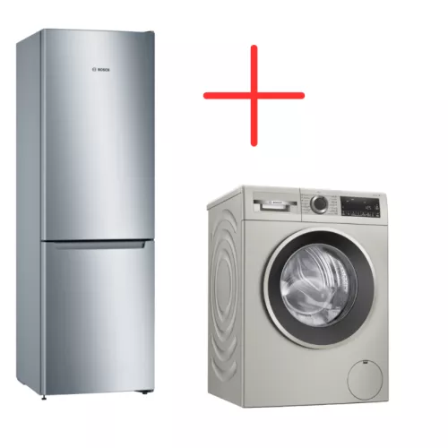 DUO COMBINE KGN36VLEA +LAVE LINGE WGA254XVMA BOSCH
