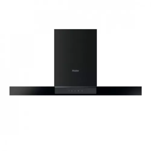 HOTTE CHEMINEE I-Clean série 4 Verre Noir 90 cm A+36901629 HAIER