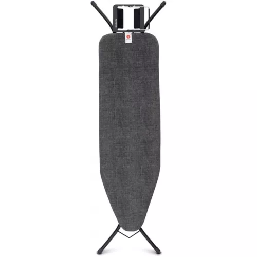 TABLE A REPASSER B, 124X38CM DENIM BLACK BRABANTIA