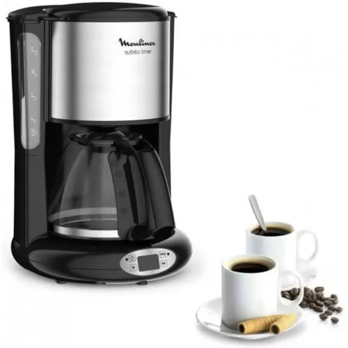 CAFETIERE FILTRE SUBITO TIMER NOIR MOULINEX