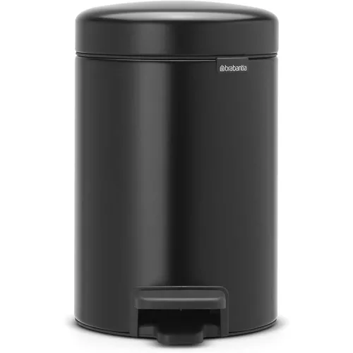 POUBELLE A PEDALE BIN NewIcon 3L MATT BLACK BRABANTIA