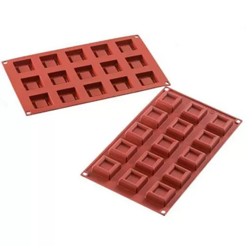 SF177 - SILICONE MOULE N. 15 MINI DESSERT SQUARE SILIKOMART