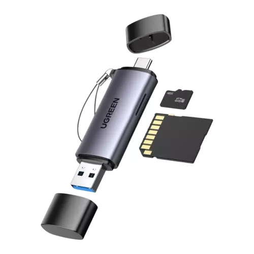 LECTEUR DE CARTE MEMOIRE SD TF USB-C USB 3.0 UGREEN