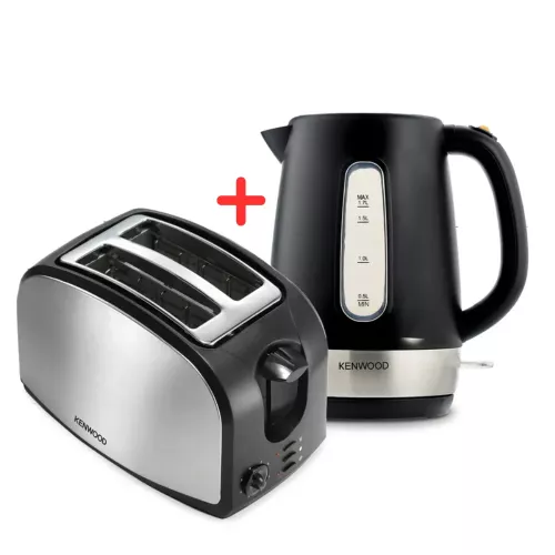 Duo  bouilloire 1,7 L + grille-pain 2 tranches  noir/argent Kenwood