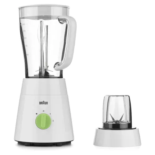 Blender 2 vitesses + Pulse - 1,75 L  - 500 W Blanc/Vert BRAUN