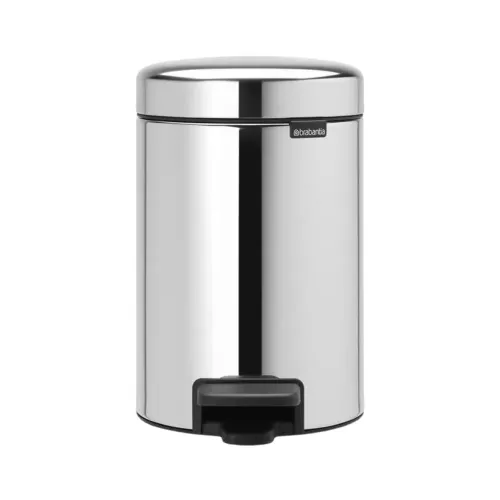 Poubelle à Pedale NewIcon 3L BRILLANT STEEL BRABANTIA