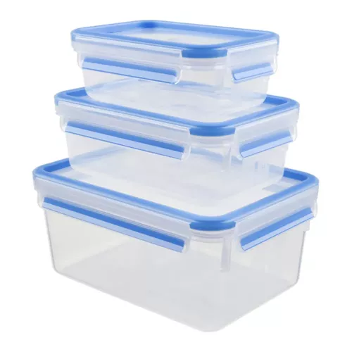 SET DE 3 BOITES ALIMENTAIRES MASTERSAL PL 0.55/1L/2.0L TEFAL