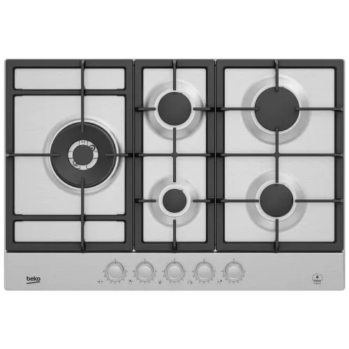 TABLE DE CUISSON 5F 75CM INOX BEKO