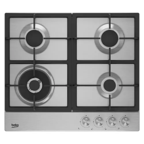 TABLE DE CUISSON 4F AVEC WOK 60CM INOX BEKO