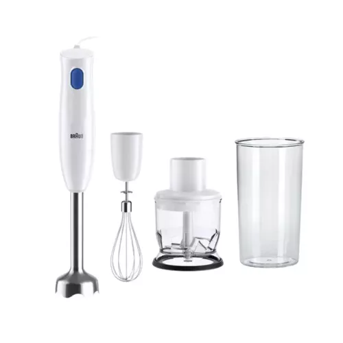 Mixeur plongeant MultiQuick 1+mini hachoir+fouet 450 W BRAUN