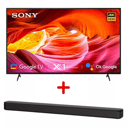 PACK SMART TV KD-65X75K + BARRE DE SON HT-S100F SONY