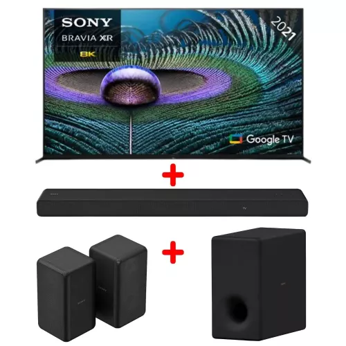 PACK SMART TV XR-85Z9J +SYSTEME DE SON (SA-SW3+SA-RS3S+HT-A3000 )SONY