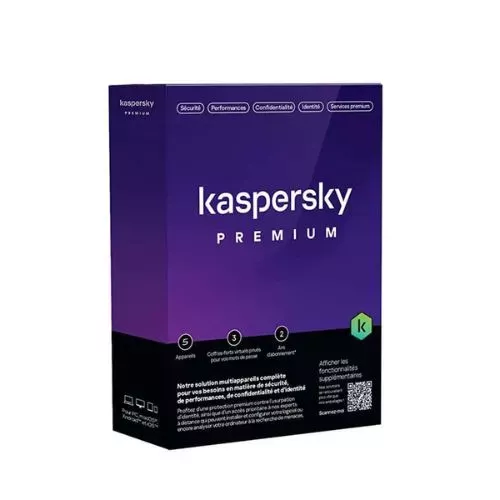 ANTIVIRUS PREMIUM 5 POSTES 1 AN KASPERSKY