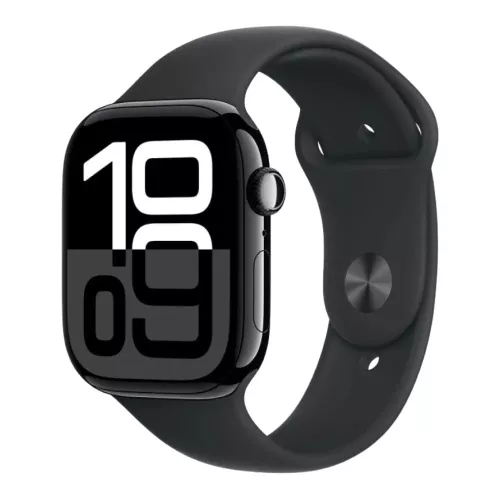 APPLE WATCH SERIES 10GPS 46mm Jet Black Case with Black Sport Band ML