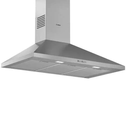HOTTE DECORATIVE MURALE PYRAMIDE 90CM INOX BOSCH
