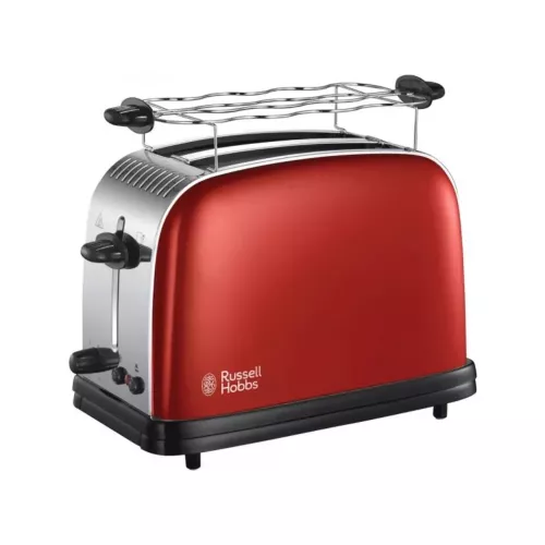 GRILLE PAIN AVEC 2 FENTES  ROUGE  RUSSELL HOBBS
