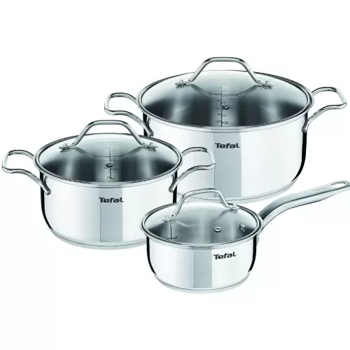 BATTERIE DE CUISINE INOX INTUITION 6PCS TEFAL